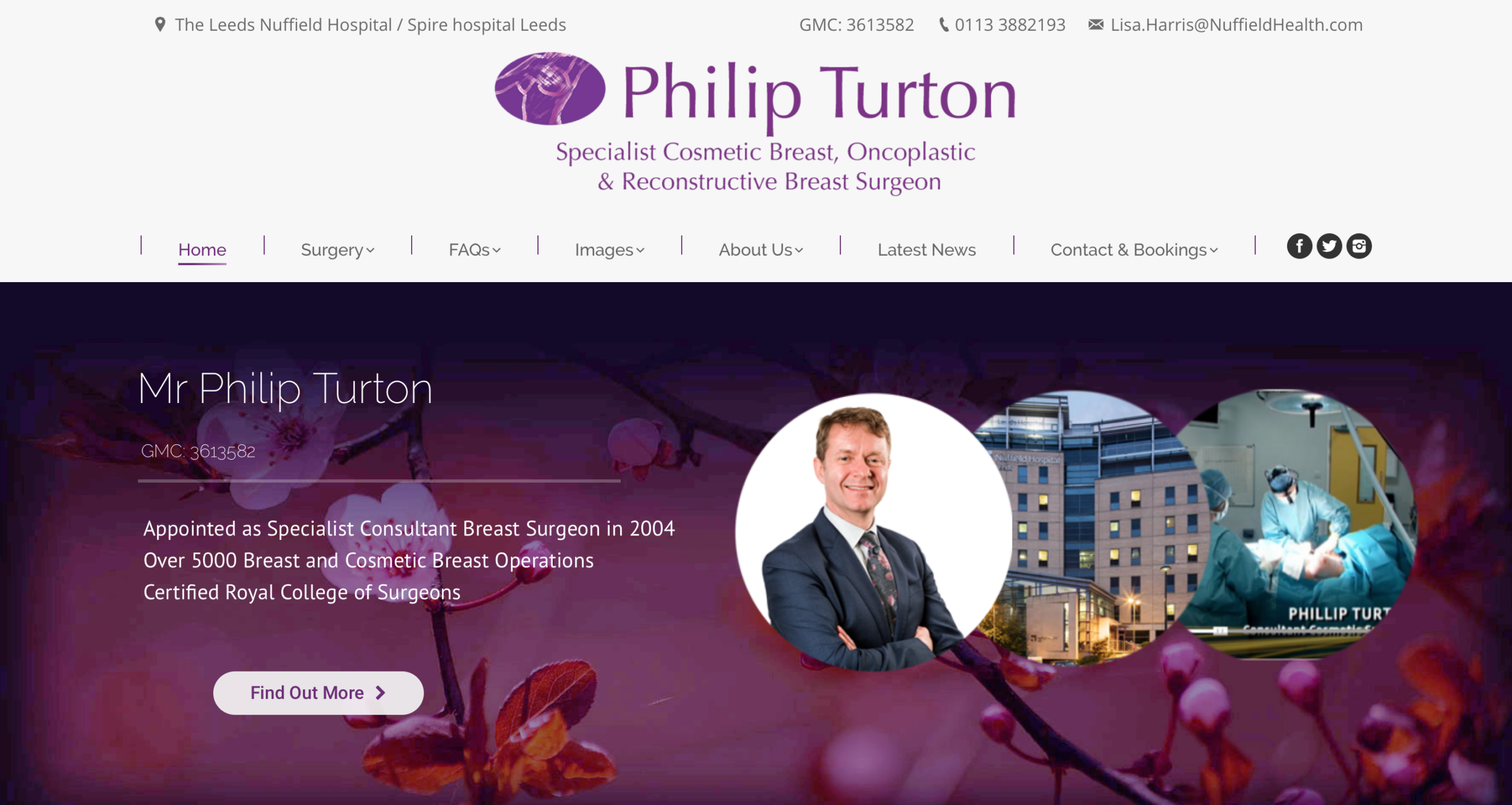 Philip Turton - Cosmetic Breast Surgery Leeds - Cosmetic Breast Surgeon Leeds